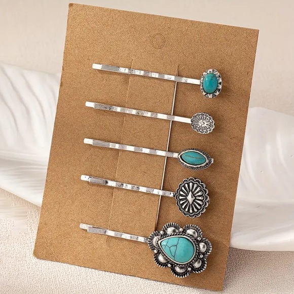 NEW 5 Boho Hair Clips Hairpins - NEW main image 5